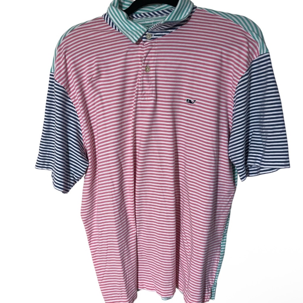 Vineyard Vines Multicolor Striped Polo Shirt